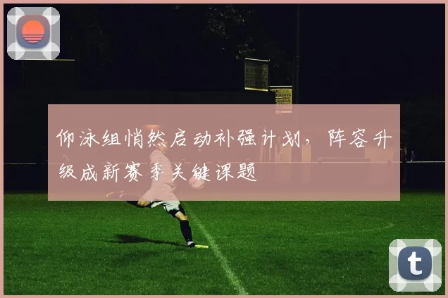 仰泳组悄然启动补强计划，阵容升级成新赛季关键课题